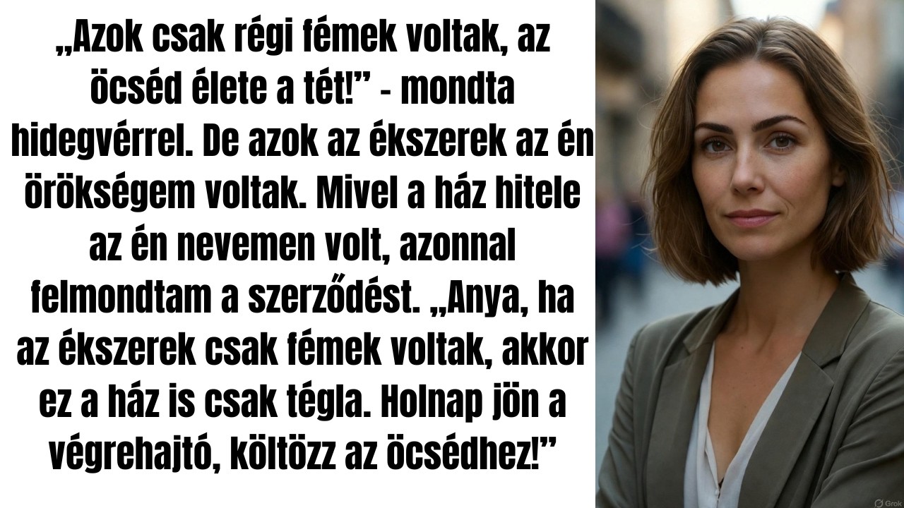 Anyám eladta nagymama ékszereit, hogy kifizesse az öcsém szerencsejáték tartozását – Bosszúból a h..