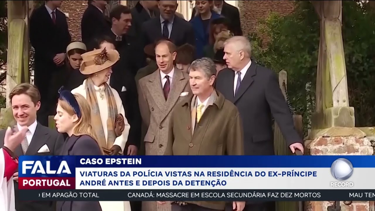 Ex-príncipe André detido por suspeita de má conduta