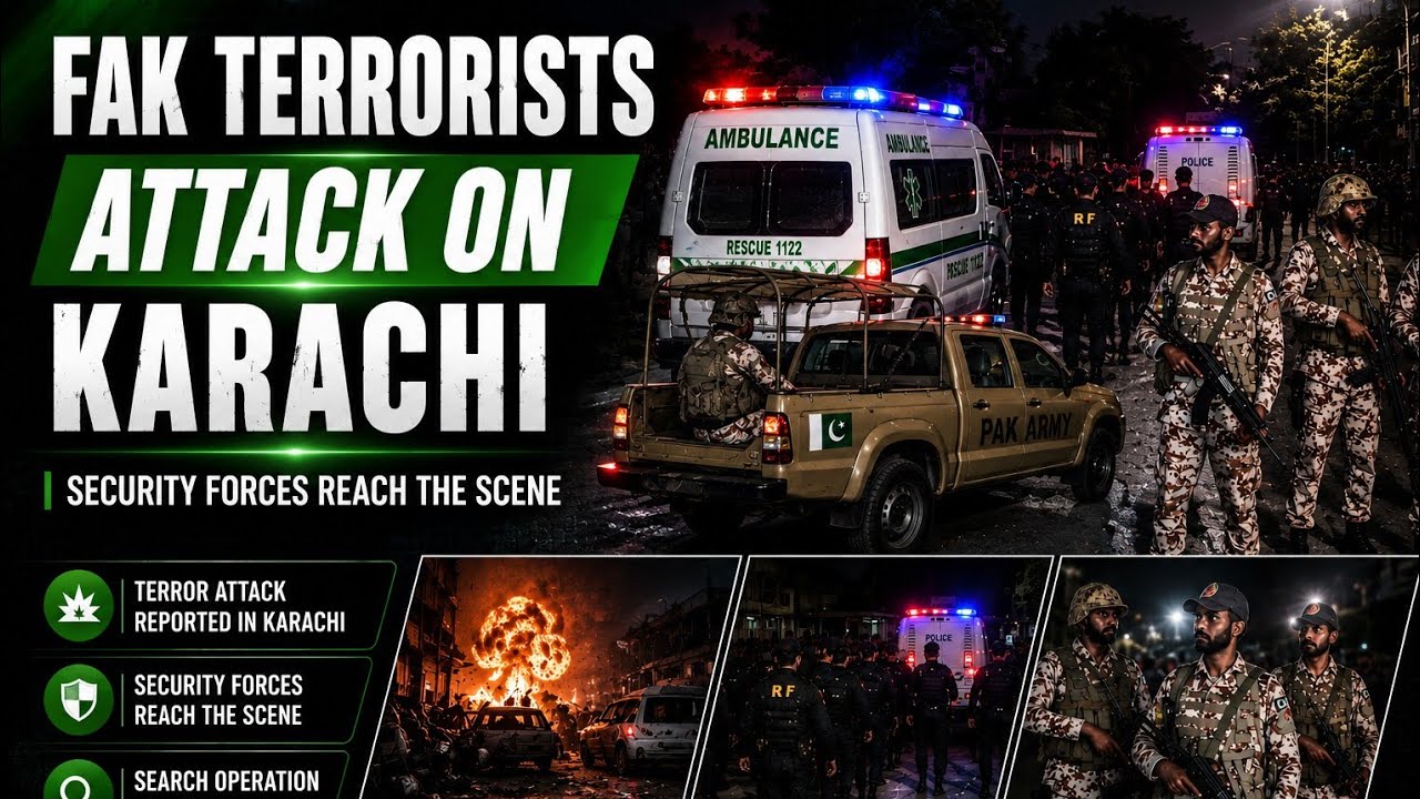 Militants Attack Pakistan Rangers HQ in Karachi |3 Personnel killed 