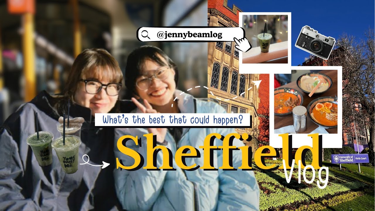 VLOG #9: NO PLAN IN SHEFFIELD... AND THIS HAPPENED: A city tour in tram and shopping day!