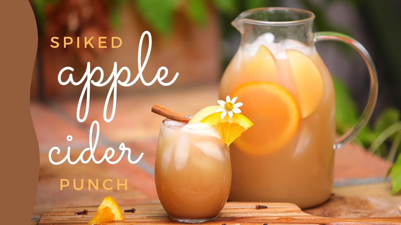 Apple Cider | Large Batch Cocktails | Holiday Drinks | Punch