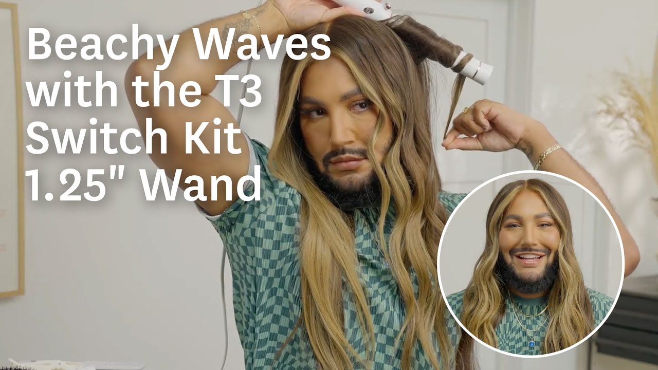 Styling Beachy Waves with the T3 Switch Kit 1.25