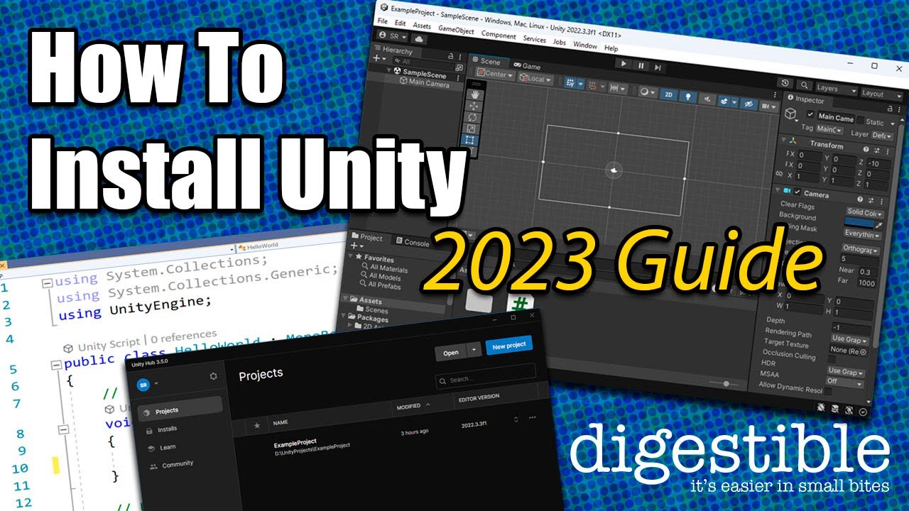Как установить Unity — руководство для начинающих 2023 года