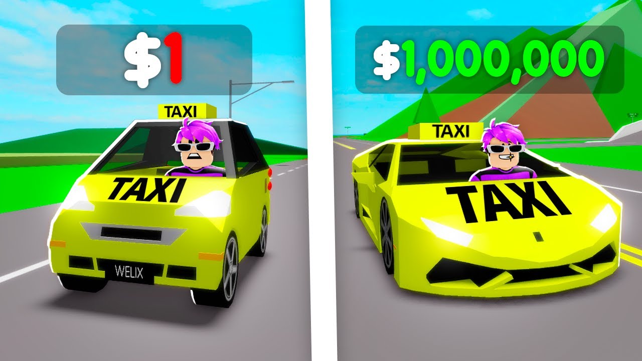 TAXI DE $1,00 vs TAXI DE $1 000 000 no BROOKHAVEN!