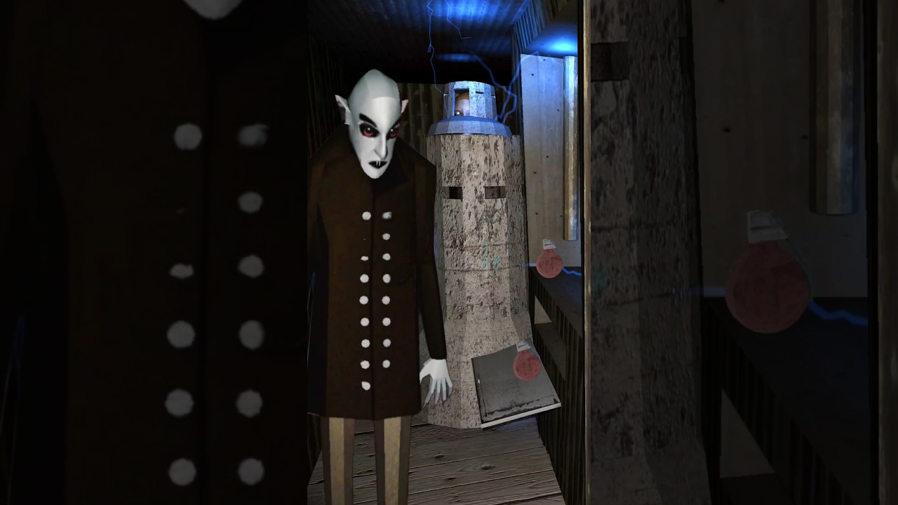 Shocking Robot appears on Helicopter Roof with Nosferatu in Granny 2 New Update #gaming