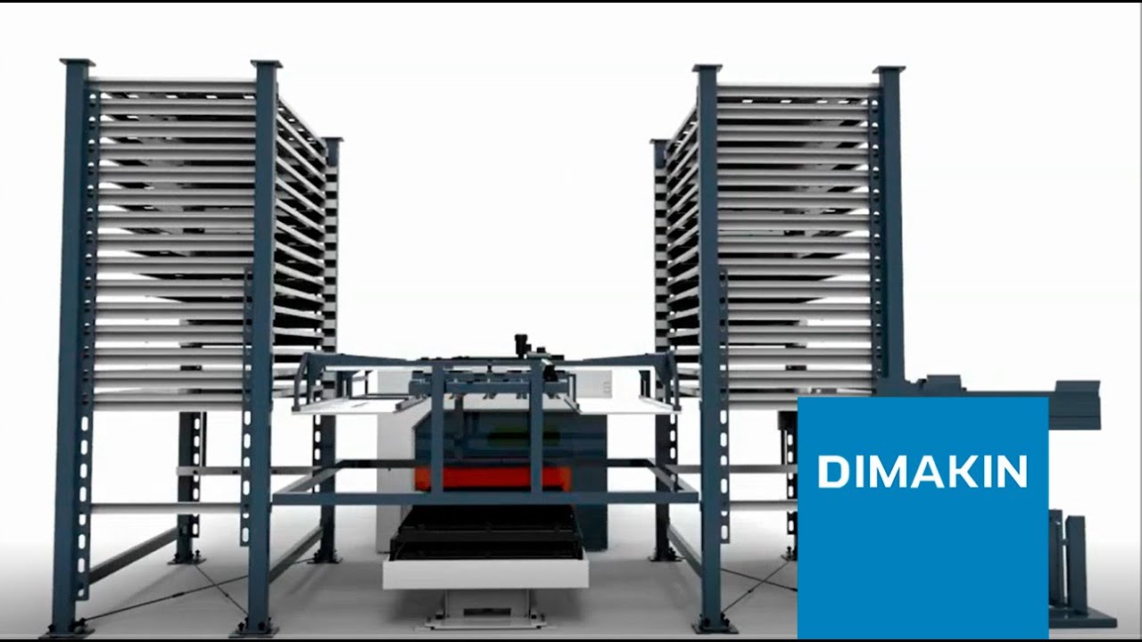Sistema Duplo de Carga e Descarga Automática de Chapa  DIMAKIN