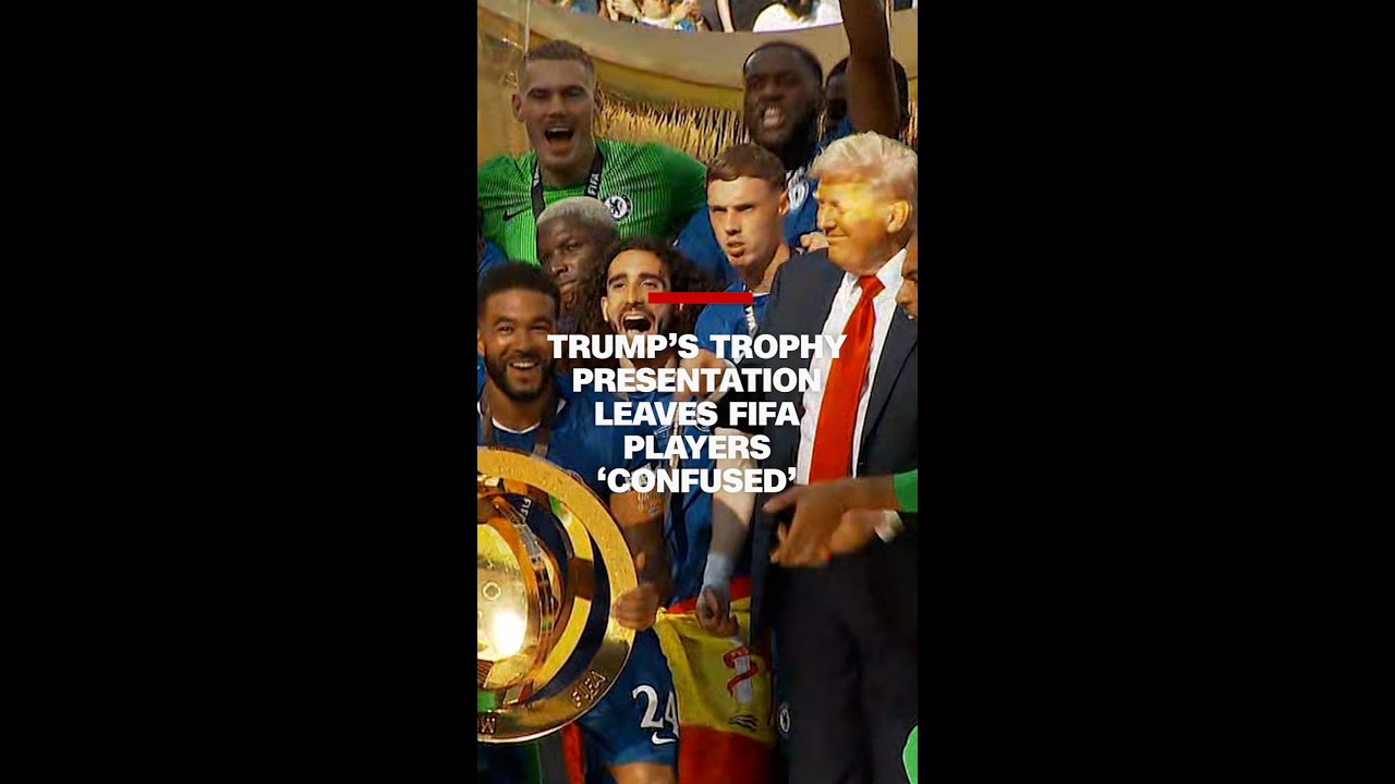 Watch: Trump stays on stage at FIFA Club World Cup final
