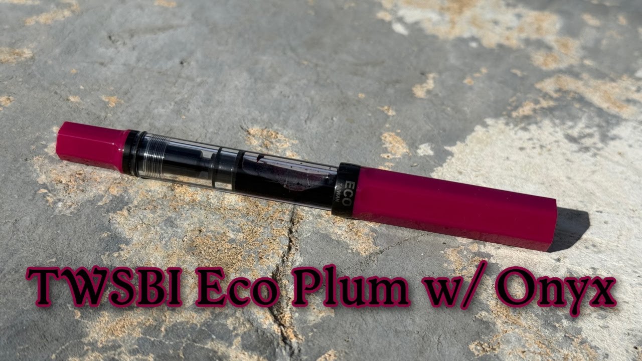 NEW PEN DAY! TWSBI Eco Plum w/ Onyx