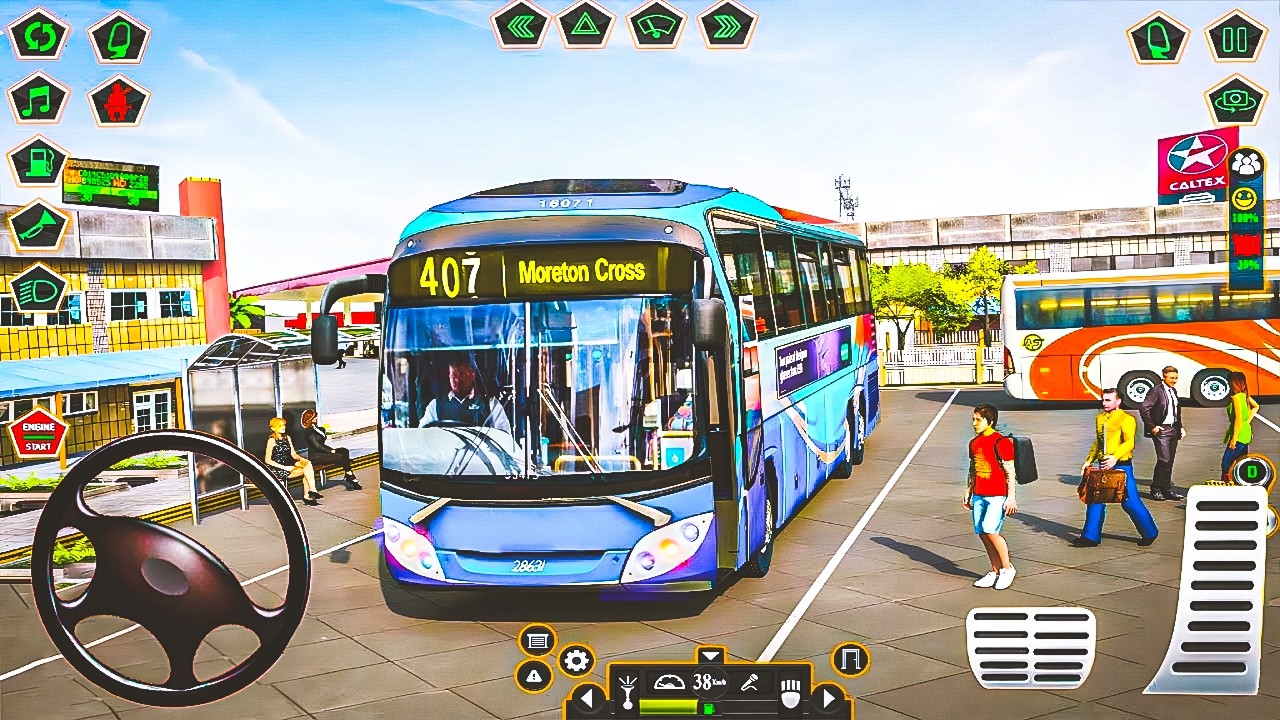 US Bus Game Driving Bus Simulator | City Passenger Transport - Android Gameplay