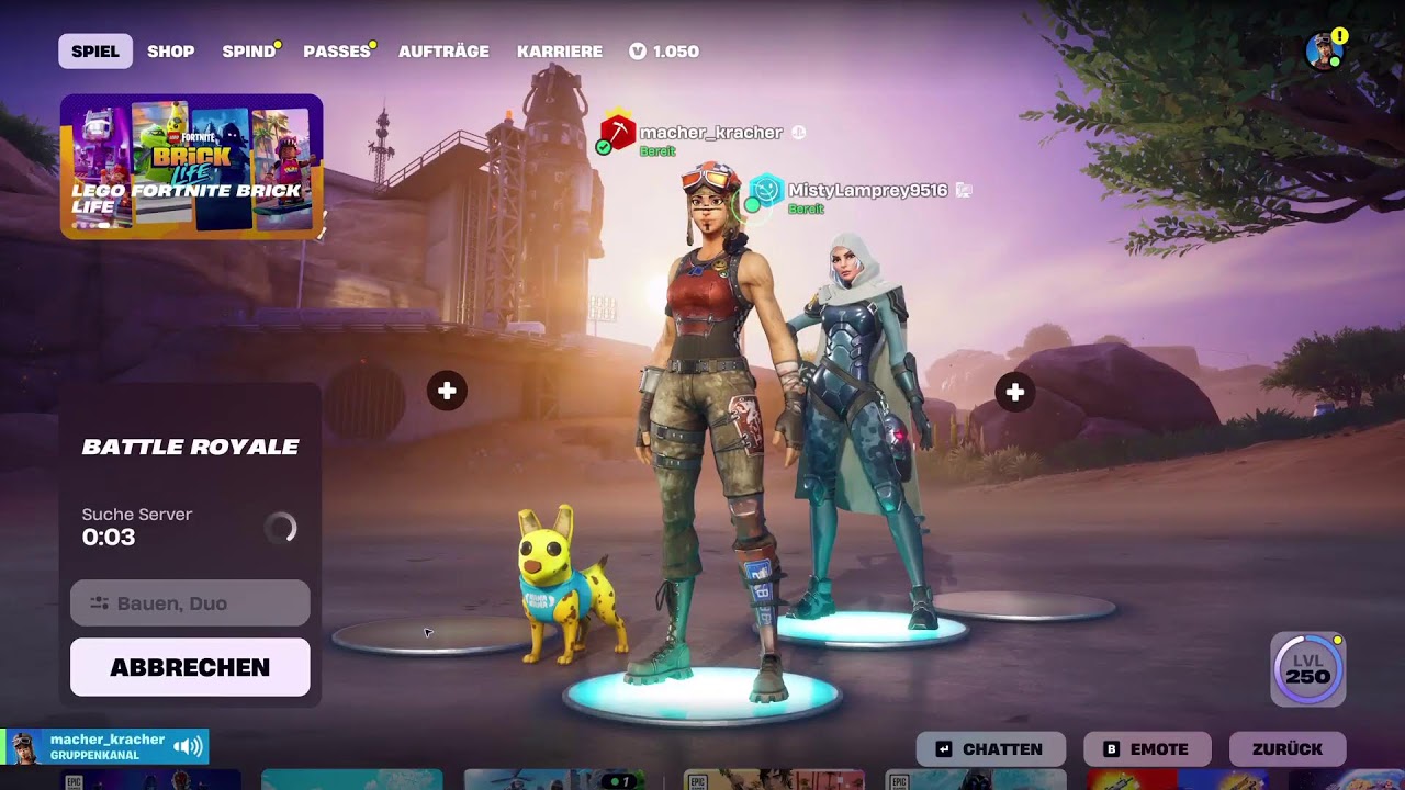 Fortnite Zocken mit bros