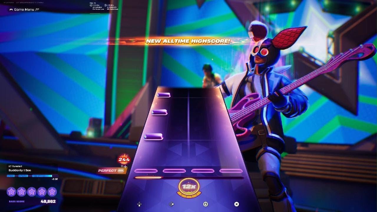 Fortnite Festival | KT Tunstall Suddenly I See (Flawless) Medium Difficulty