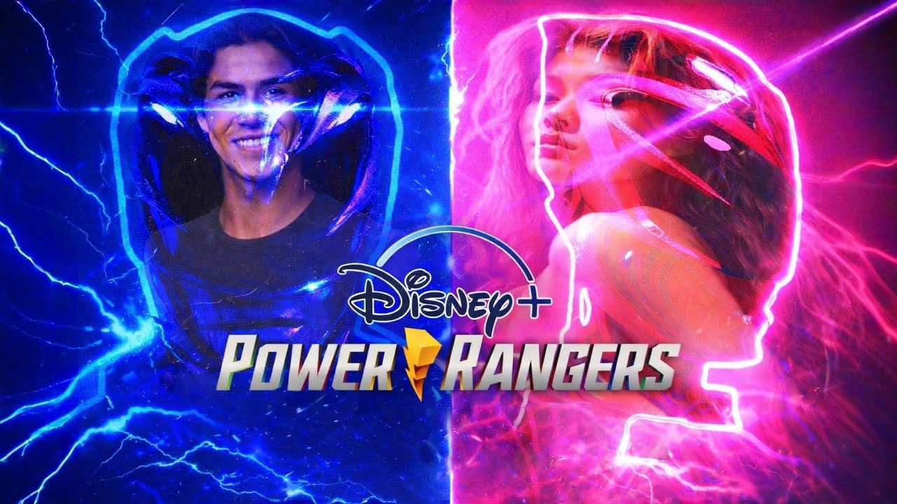 Blue and pink Rangers possibly chosen, MMPR Pre-ignitio Thunderzords, Hasbro Disney plus teasing 