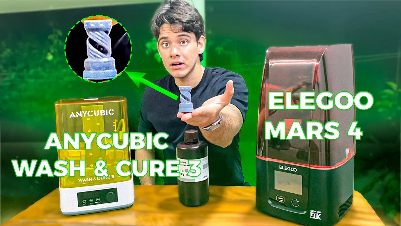 Calidad 9K!? 😱 Elegoo MARS 4 Y ANYCUBIC WASH CURE 3 🔥 Unboxing