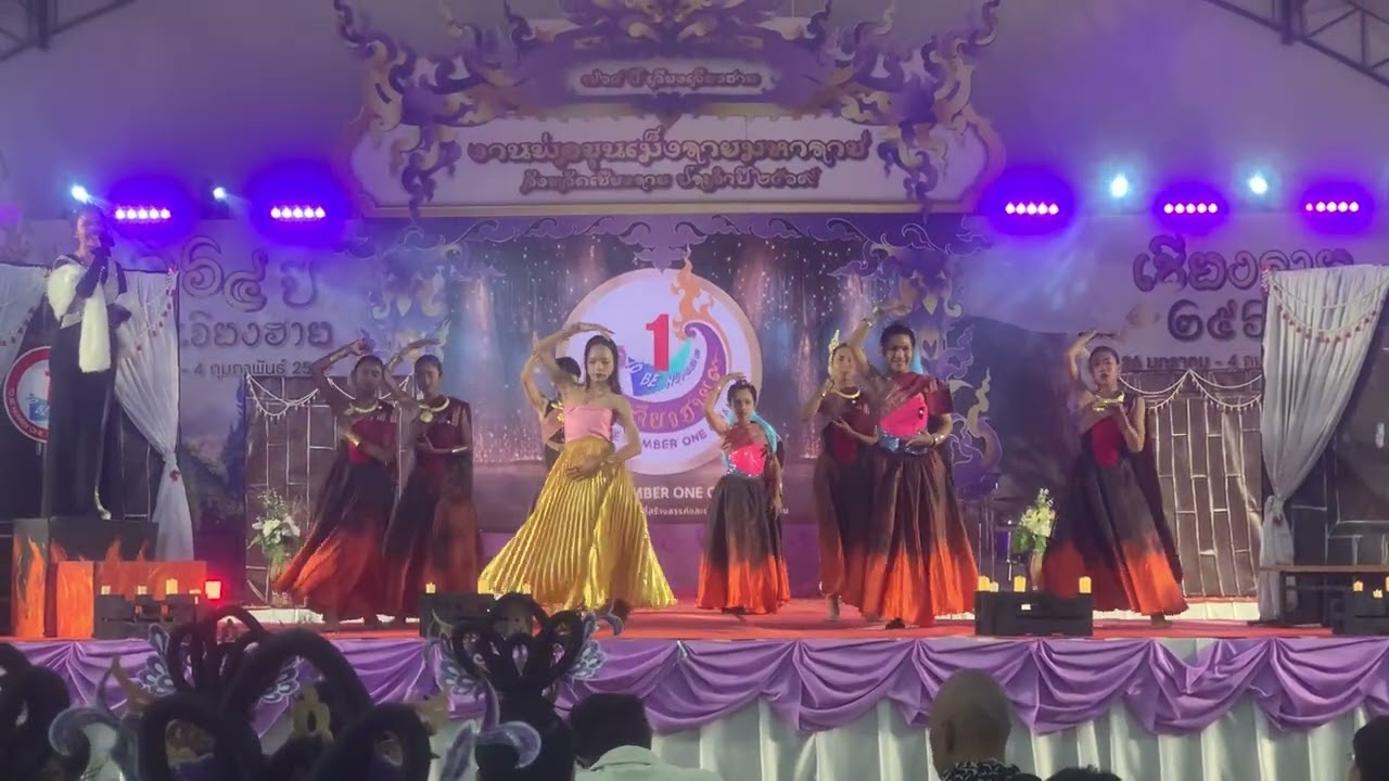 แดนซ์ซิ่งแสงสี To be number one โรงเรียนปล้องวิทยาคม
