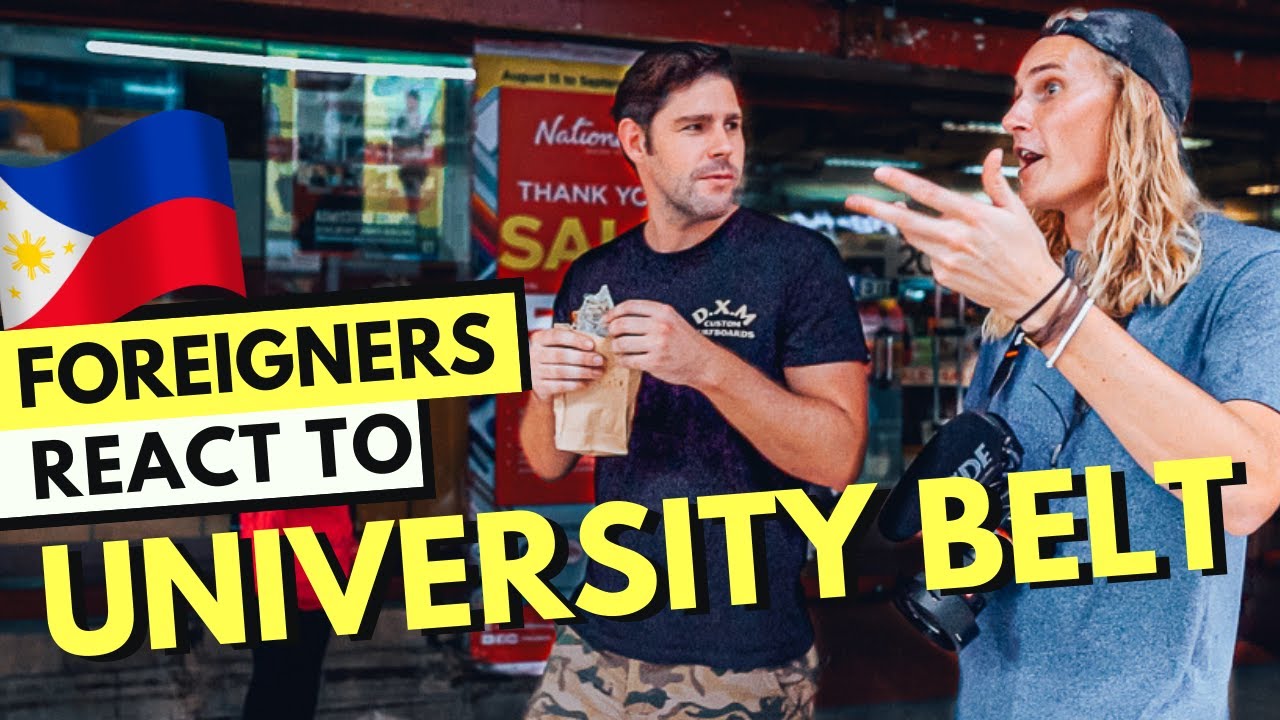 Foreigners REACT to Manila UNIVERSITY BELT feat. Bisayang Hilaw