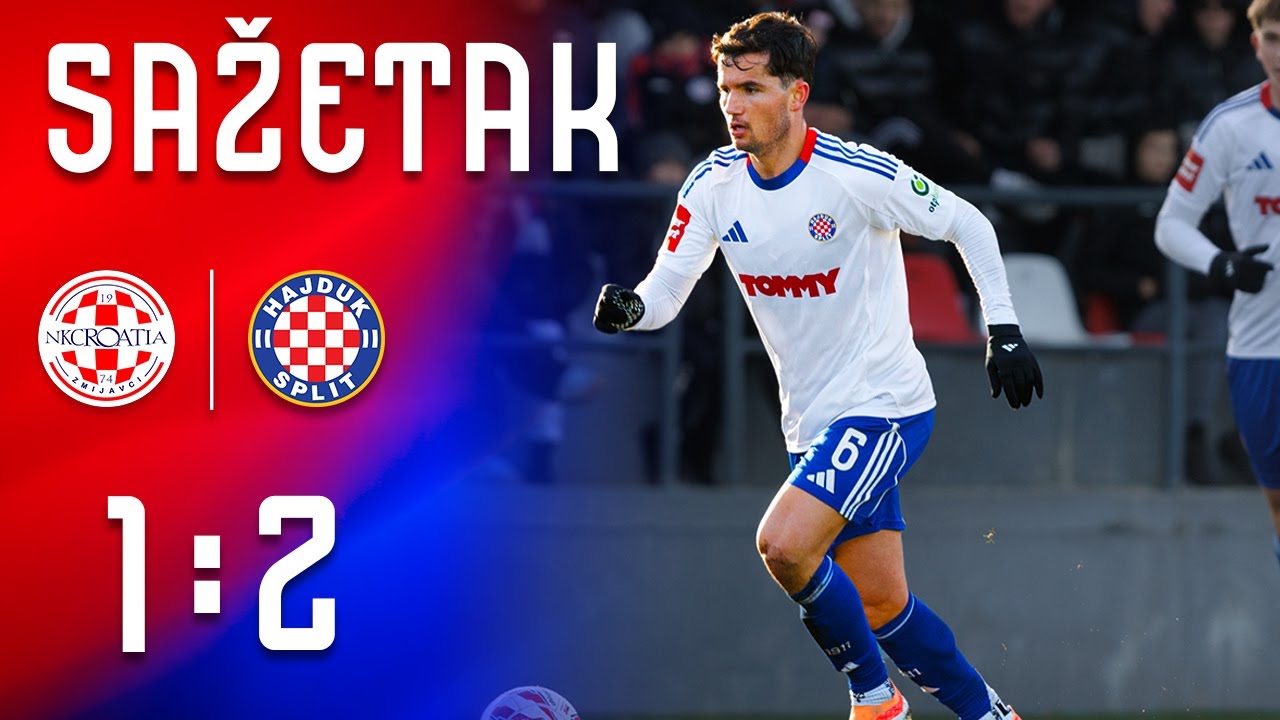 Sažetak | Croatia Zmijavci 1️⃣-2️⃣ Hajduk | Prijateljska utakmica 🔴🔵