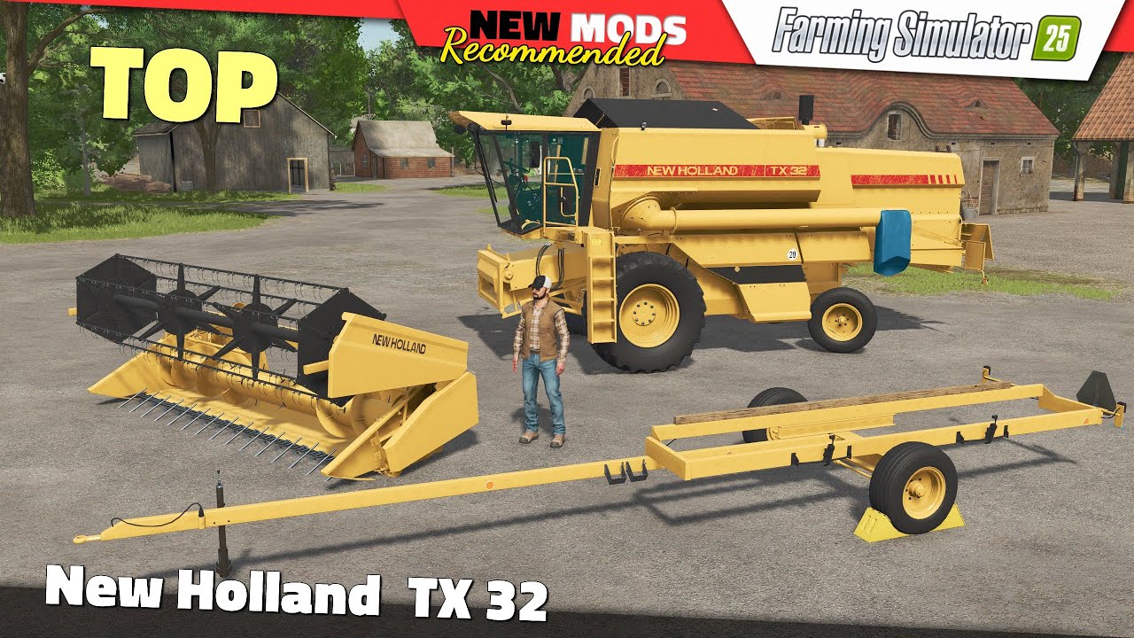 FS25 | New Holland TX 32 (by Puszkap) - Farming Simulator 25 Mods Review QHD