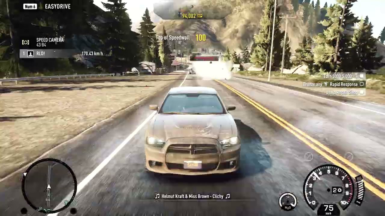 Playing as a cop and a racer in NFS RIVALS.