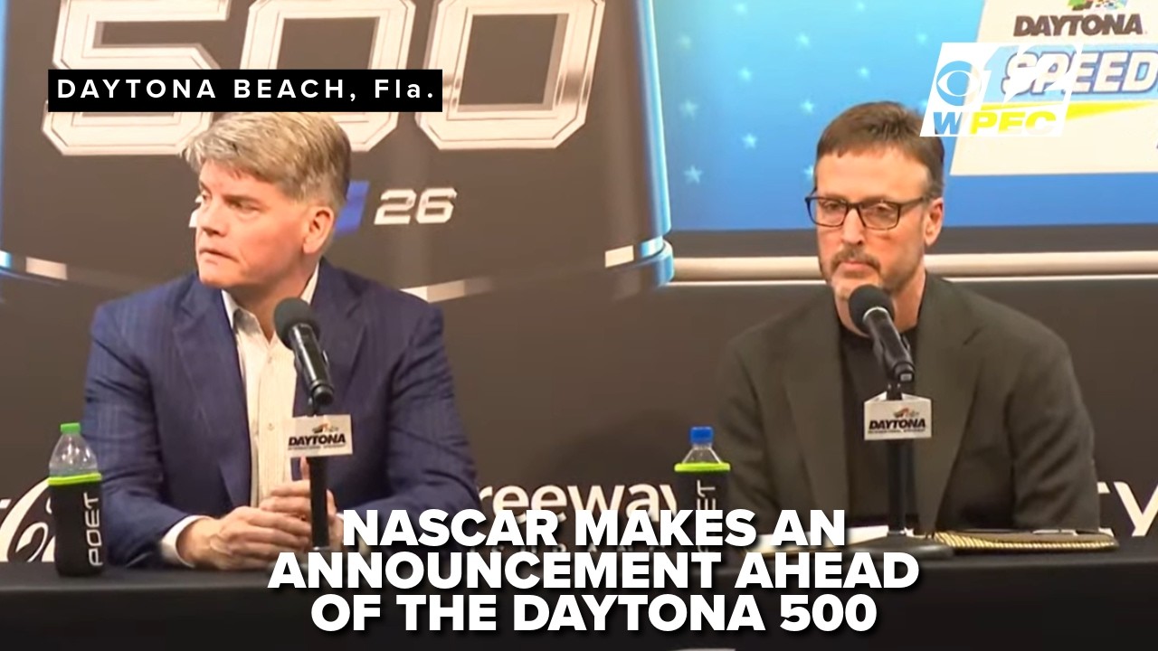 WATCH LIVE | NASCAR makes announcement at the Daytona 500. Any guesses on what?