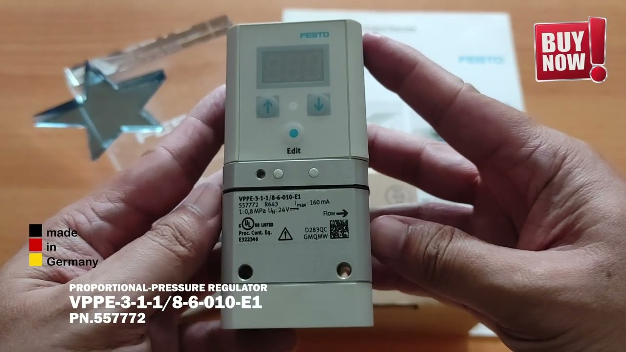 FESTO PROPORTIONAL-PRESSURE REGULATOR VPPE-3-1-1/8-6-010-E1 PN.557772
