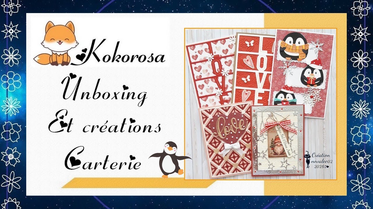Bonne Année 😘 !! 🦊 Créations Carterie #kokorosastudio