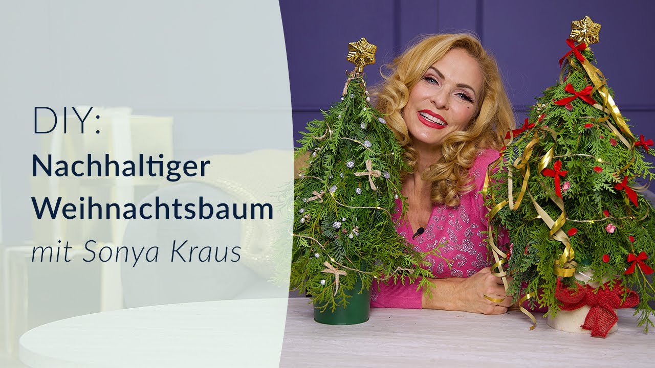 Weihnachtsbaum basteln: DIY mit Sonya Kraus🎄✨