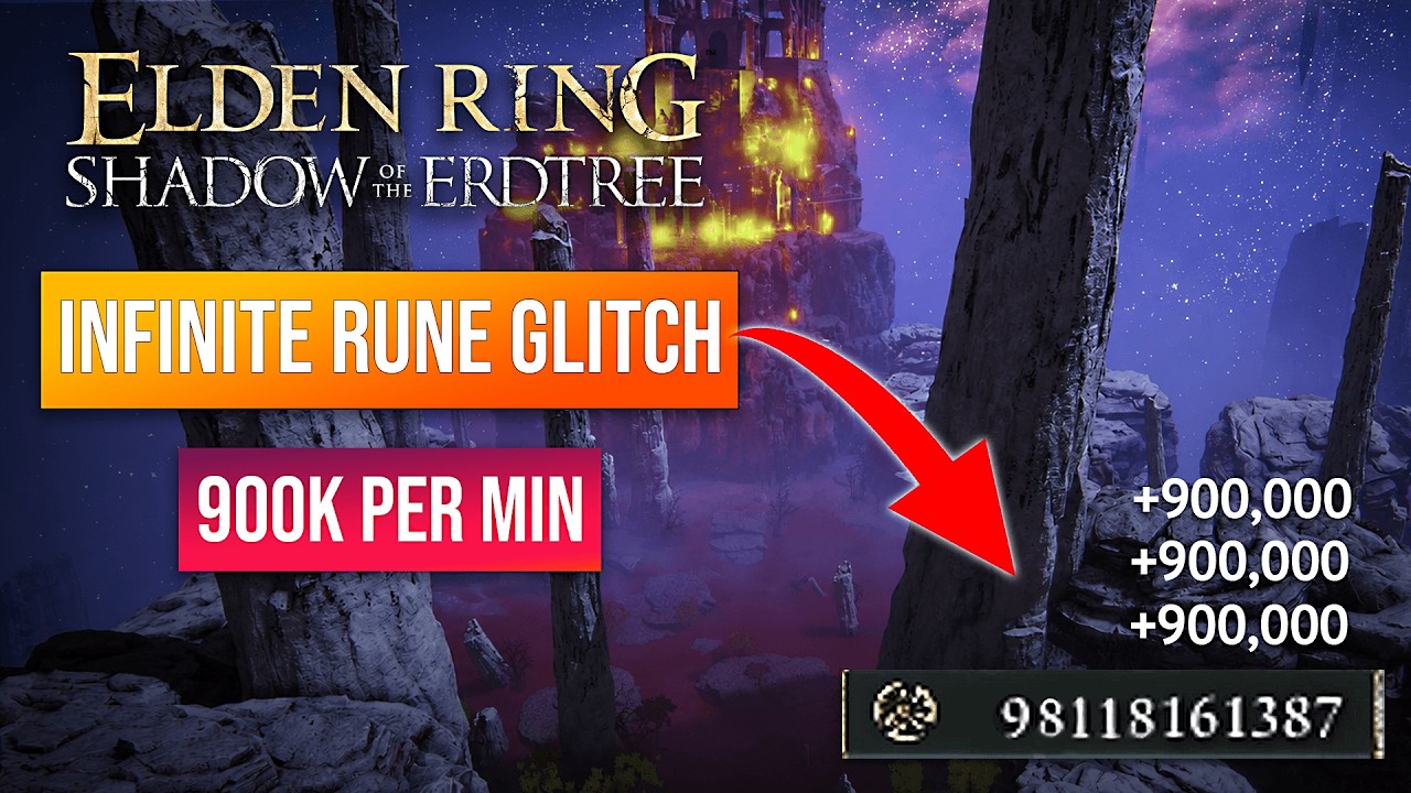 ✅*NEW* ELDEN RING RUNE FARM ✅| RUNE GLITCH TO LEVEL UP FAST! 900K PER MINUTE!