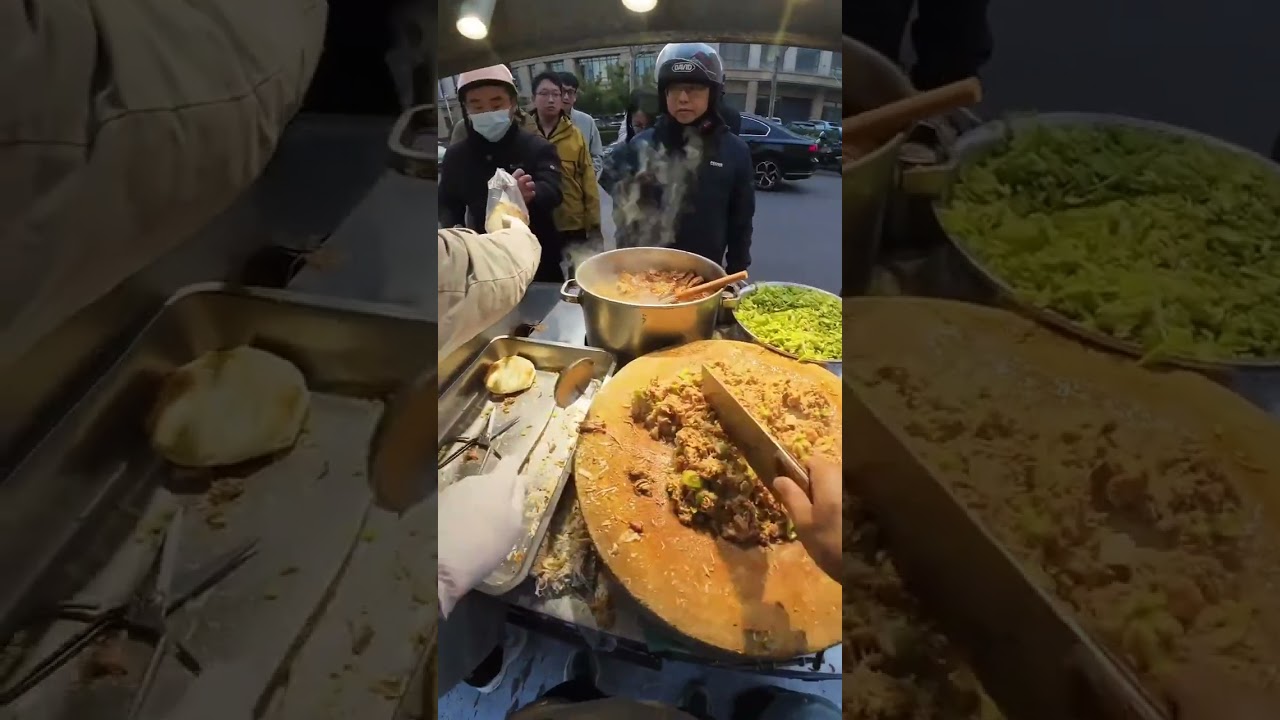 Make Money Selling Crispy Roujiamo! Only $1 Each, Loads Of Braised Pork!