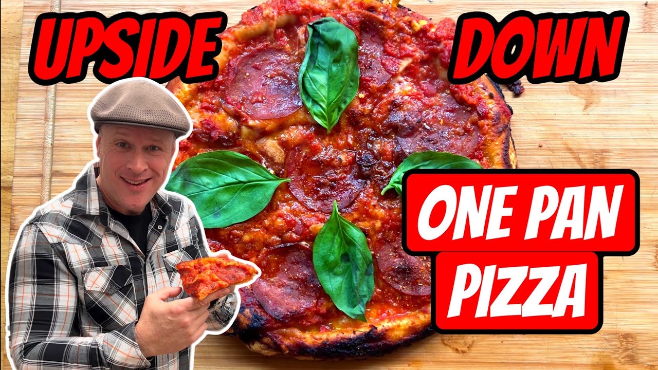 UPSIDE DOWN ONE PAN PIZZA | Funktioniert der Internet Trend!? | Grill & Chill / BBQ & Lifestyle