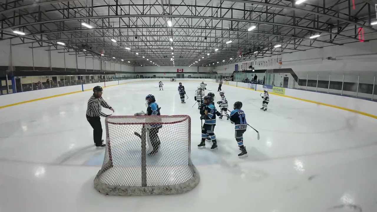 Markham Waxers vs Barrie Colts U12A - Game 18 Goalie Cam