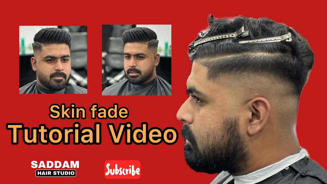 Skin fade | Tutorial video | high fade cutting skills #saddamhairstudio #viral #trending #youtube