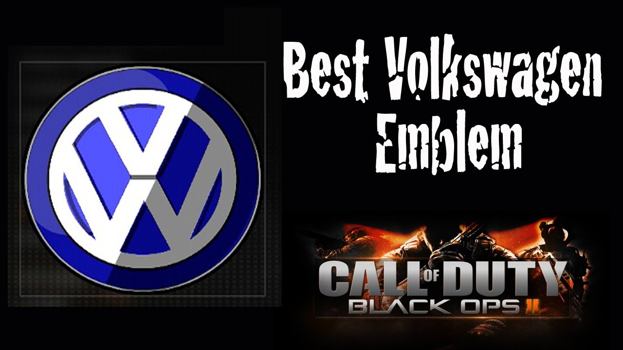 Black Ops 2 - Best Volkswagen Emblem Tutorial