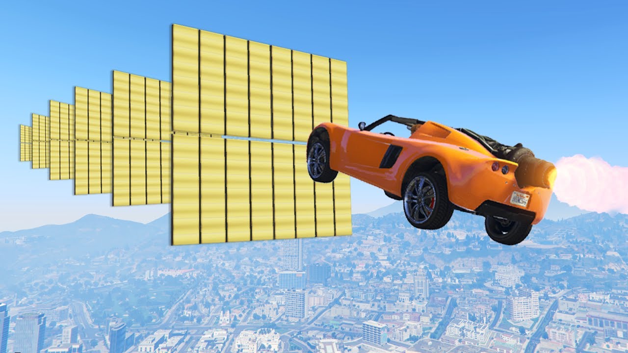 【DE JuN】GTA 5 - 超變態高空加速器!! ( 歡樂時刻 )