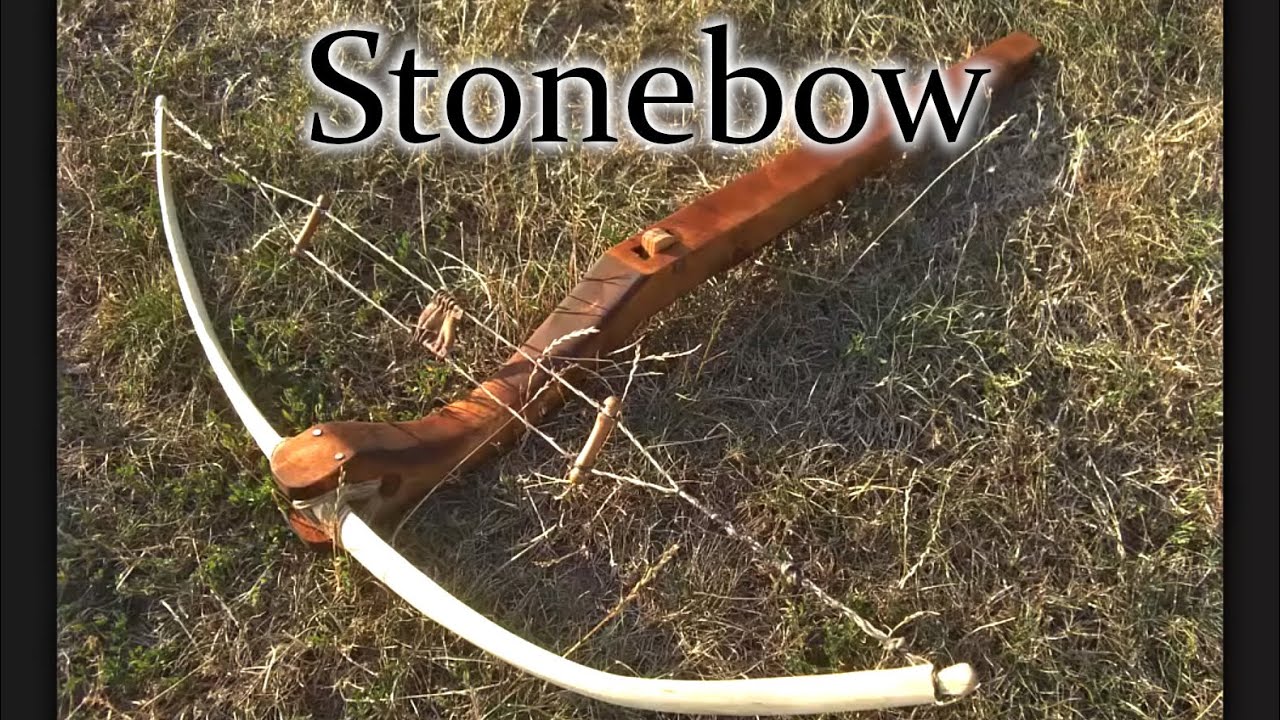 Making medieval stonebow - pellet crossbow
