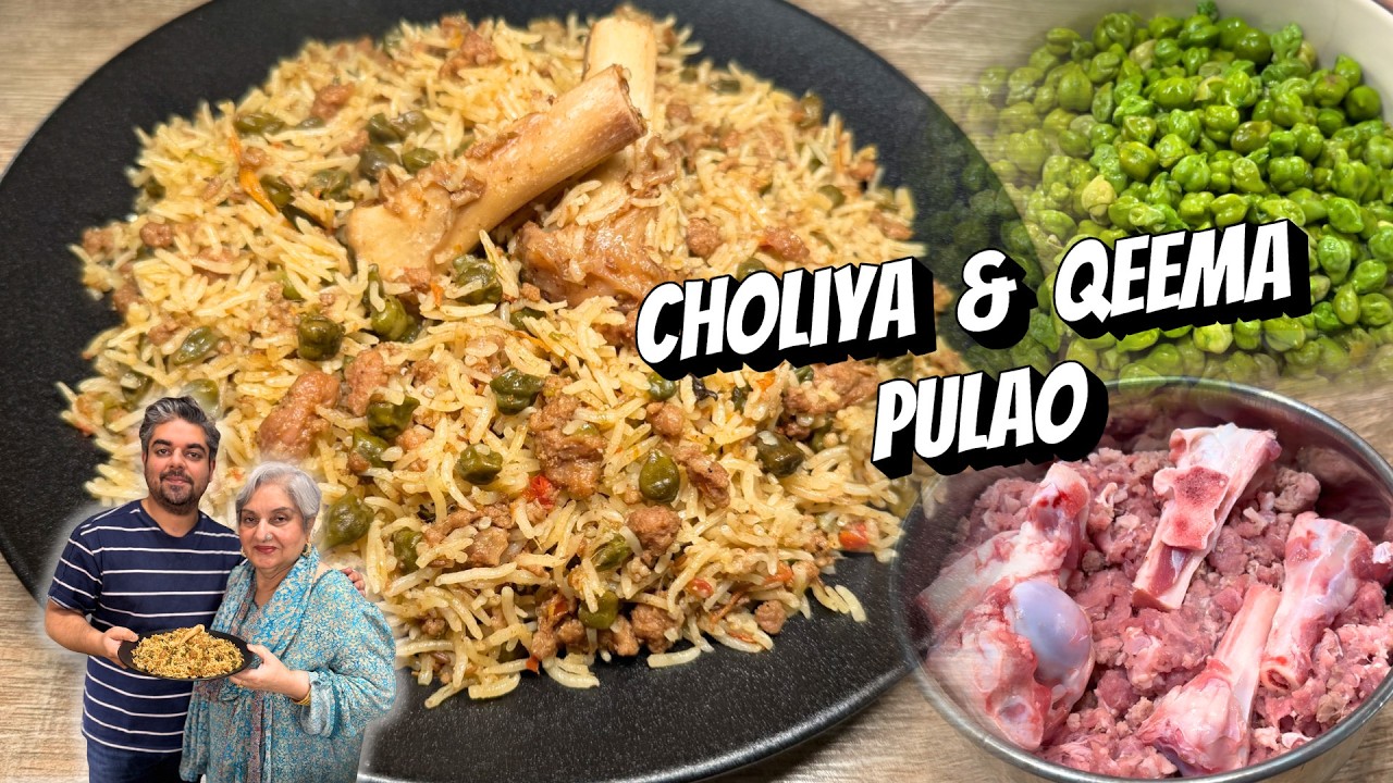 Choliya Aur Qeemay Wala Pulao | چھولیا اور قیمے والا پلاؤ | Food With Saad Raja