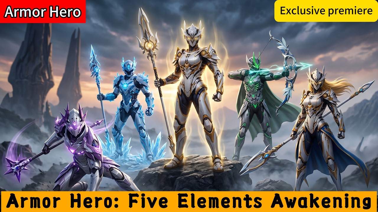 New Drama Released💥English Anime💥 Armor Hero: Five Elements Awakening#anime#English novel#novel