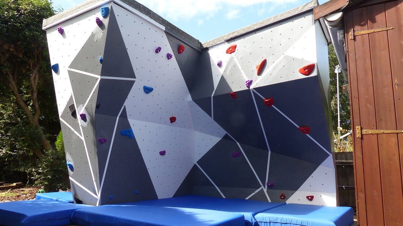 Building a Homemade Backyard Climbing Wall (from Start to Finish)