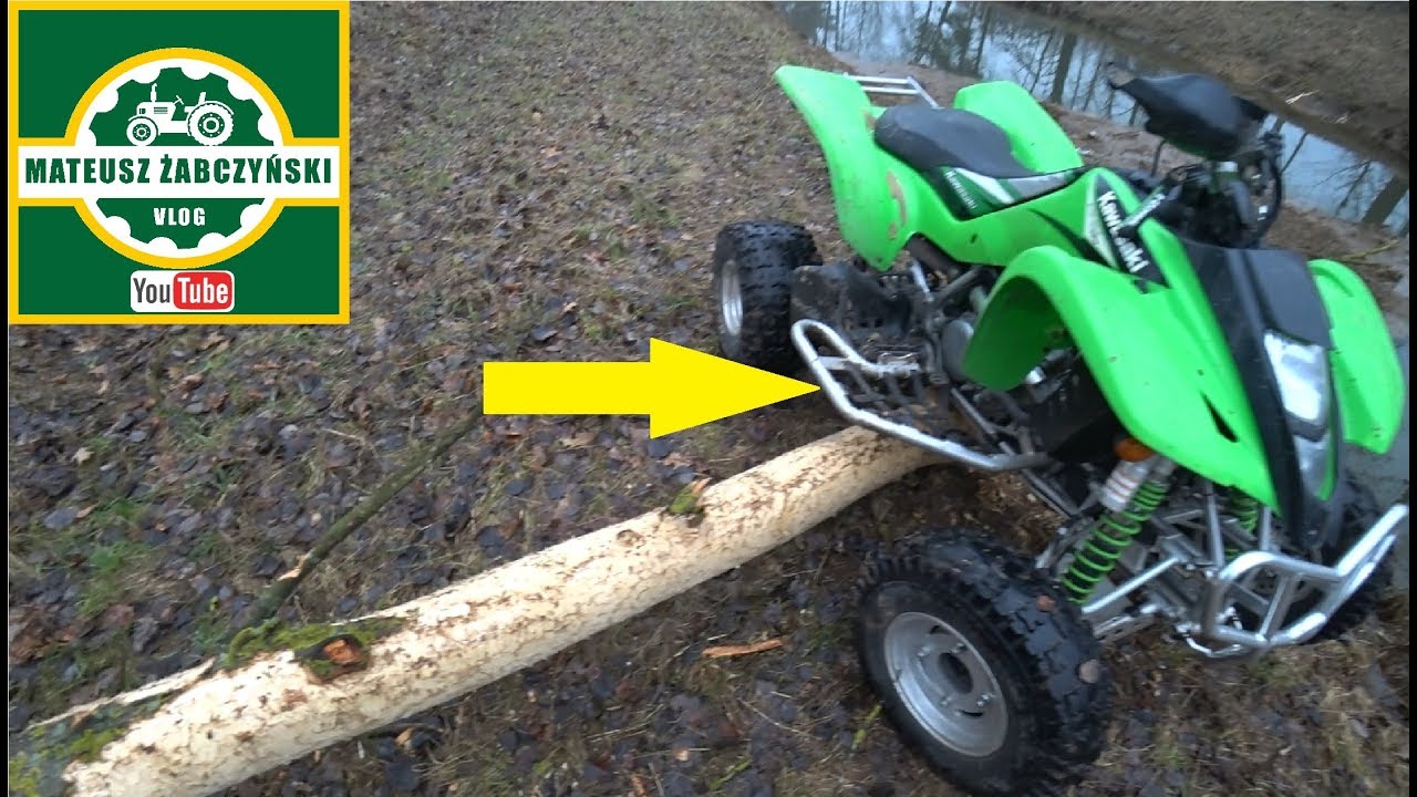 CIĘŻKA PRZEPRAWA Kawasaki KFX 400