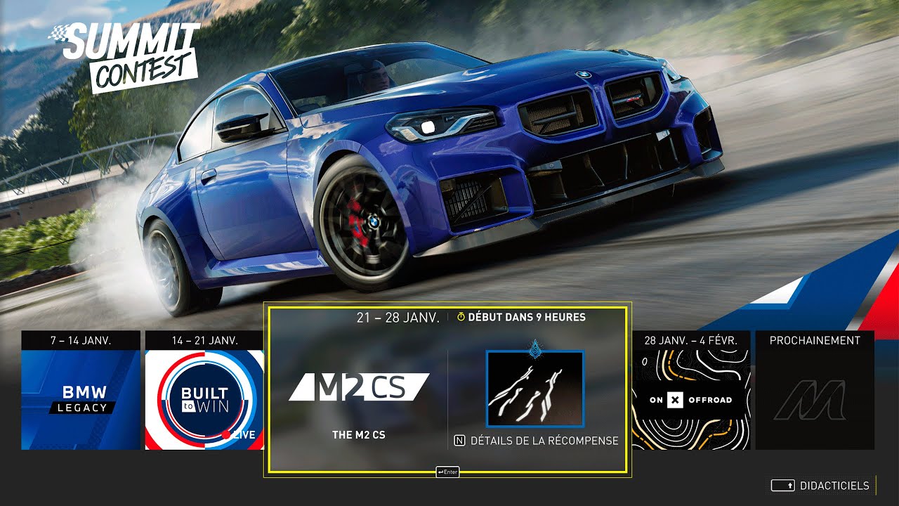 New SUMMIT GO PLATINE + TEST new BMW M2 CS ENSEMBLE !