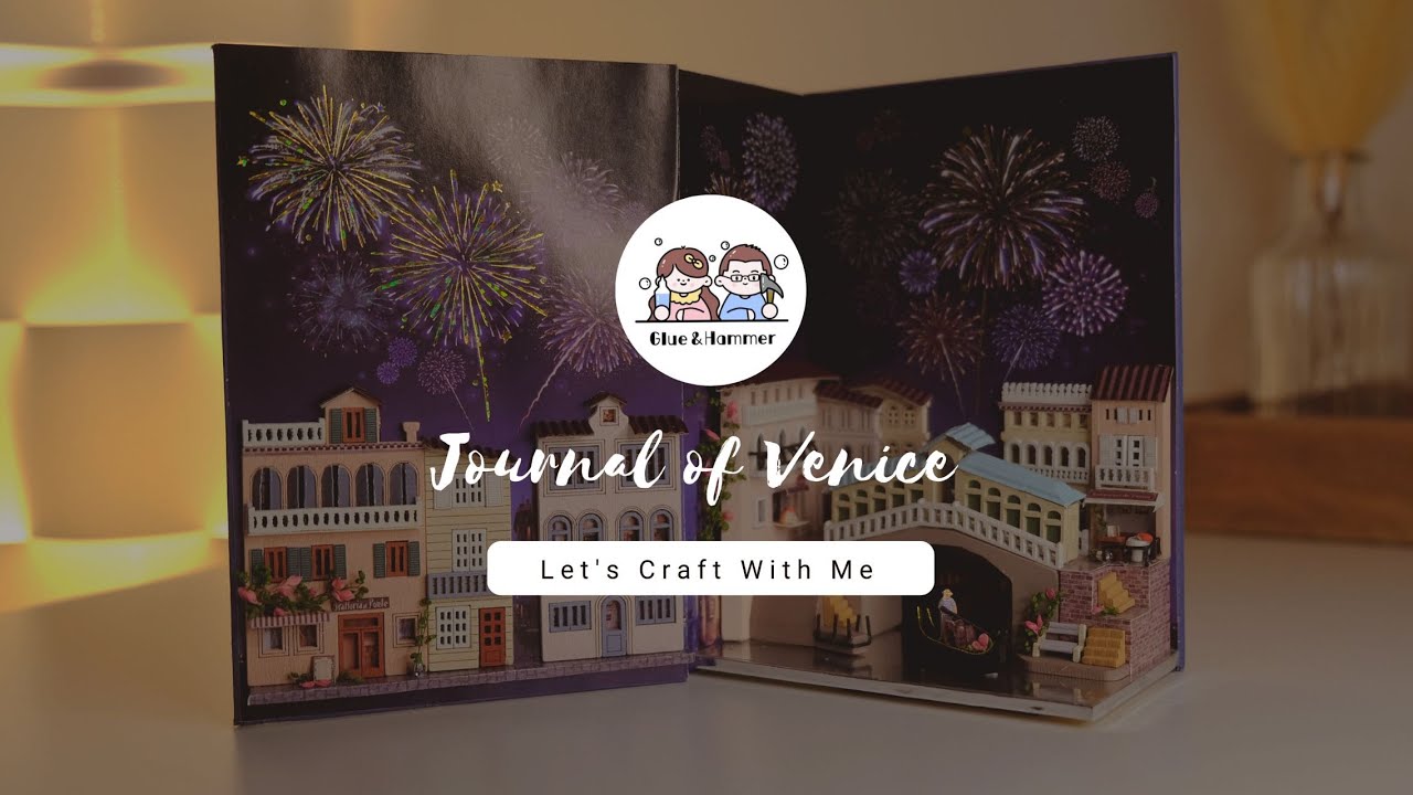 Journal of Venice | DIY Miniature Book Nook | Relaxing Moments | Cozy Vlog