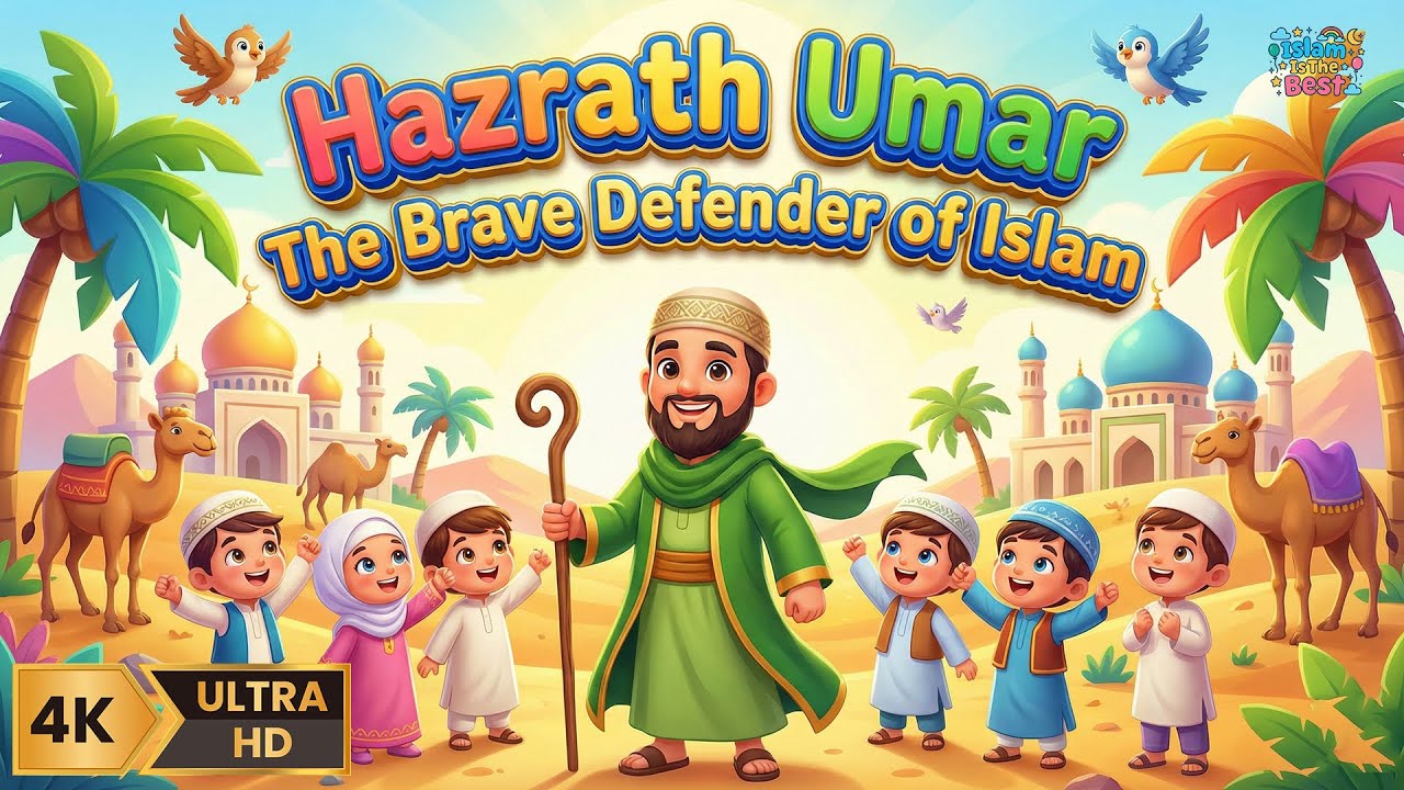 Hazrat Umar The Brave Defender of Islam | Islamic Story for Kids | 3D Muslim Children Cartoon