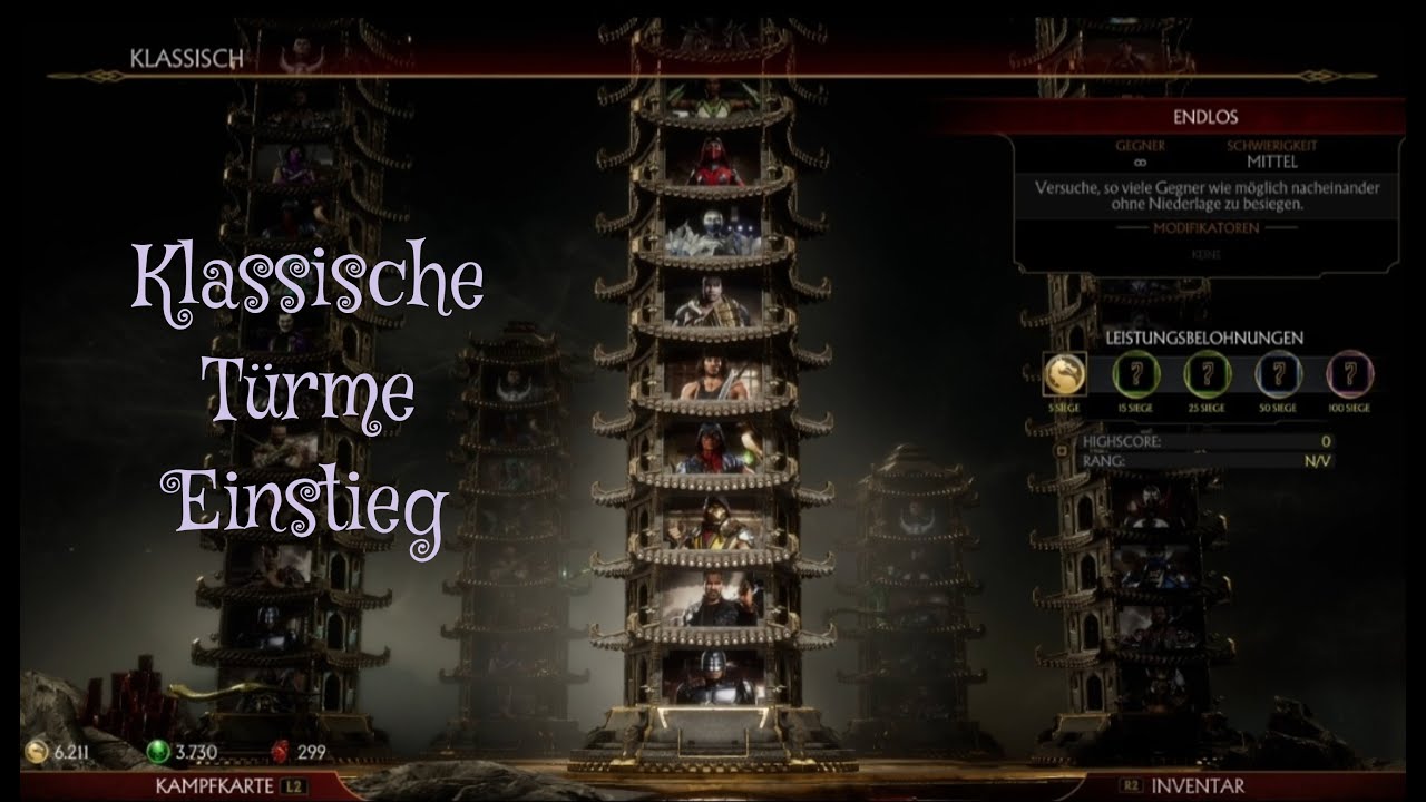 Mortal Kombat 11 Ultimate: Klassische Türme/Sindel (Mein Einstieg - Endloser Turm) PS5