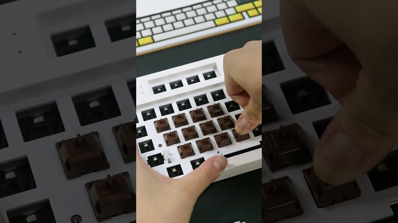 AKKO POM Pink & Brown switches