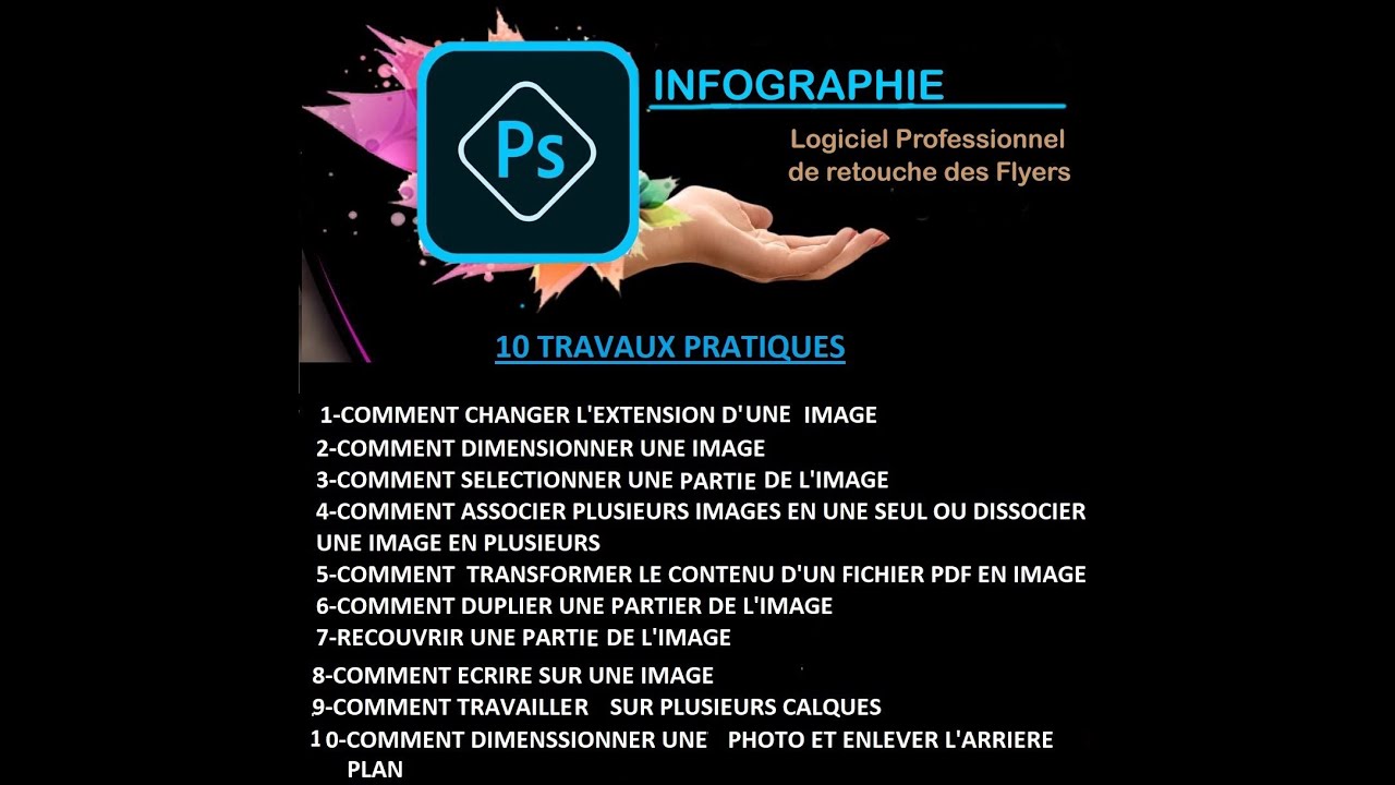 7 COMMENT SELECTIONNER UNE PARTIR DE L'IMAGE SUR UN FLYER