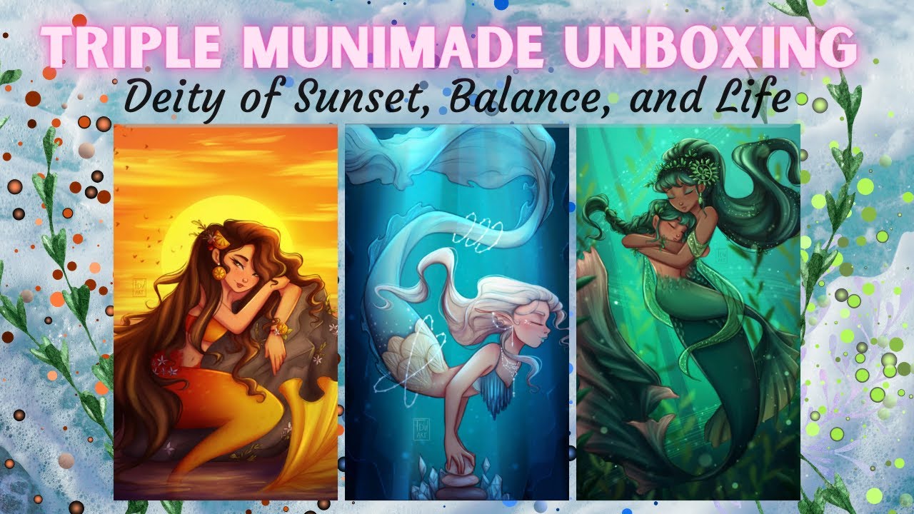 UNBOXING! - Munimade x 3 - Deity of Sunset, Balance, and Life