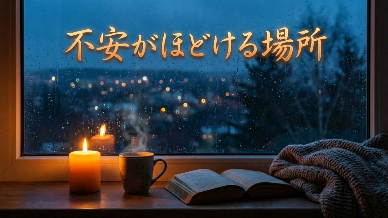 不安がスーッと消える癒しBGM｜眠れない夜・動悸・ストレスに｜静かなピアノ×アンビエント