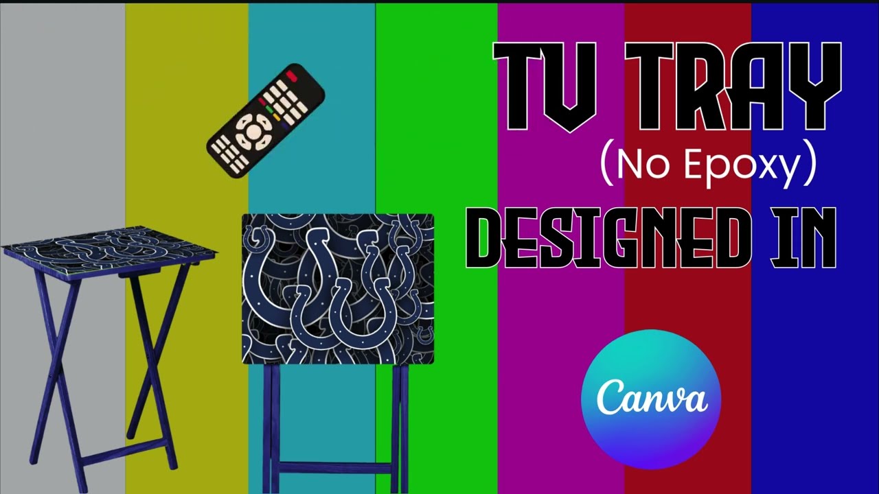 No epoxy tv tray