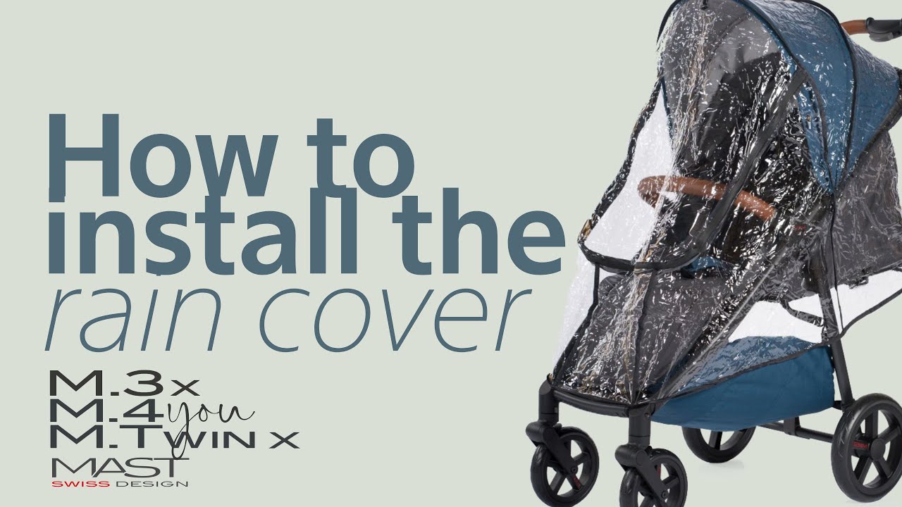 How to install the RAIN COVER on the M.3x & M.4you line & M.TwinX - MAST Swiss Design
