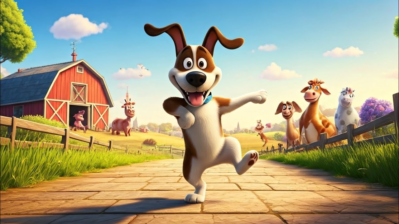 Bingo il Cane Curioso 🐕 Canzoni per bambini |  Musica della fattoria 