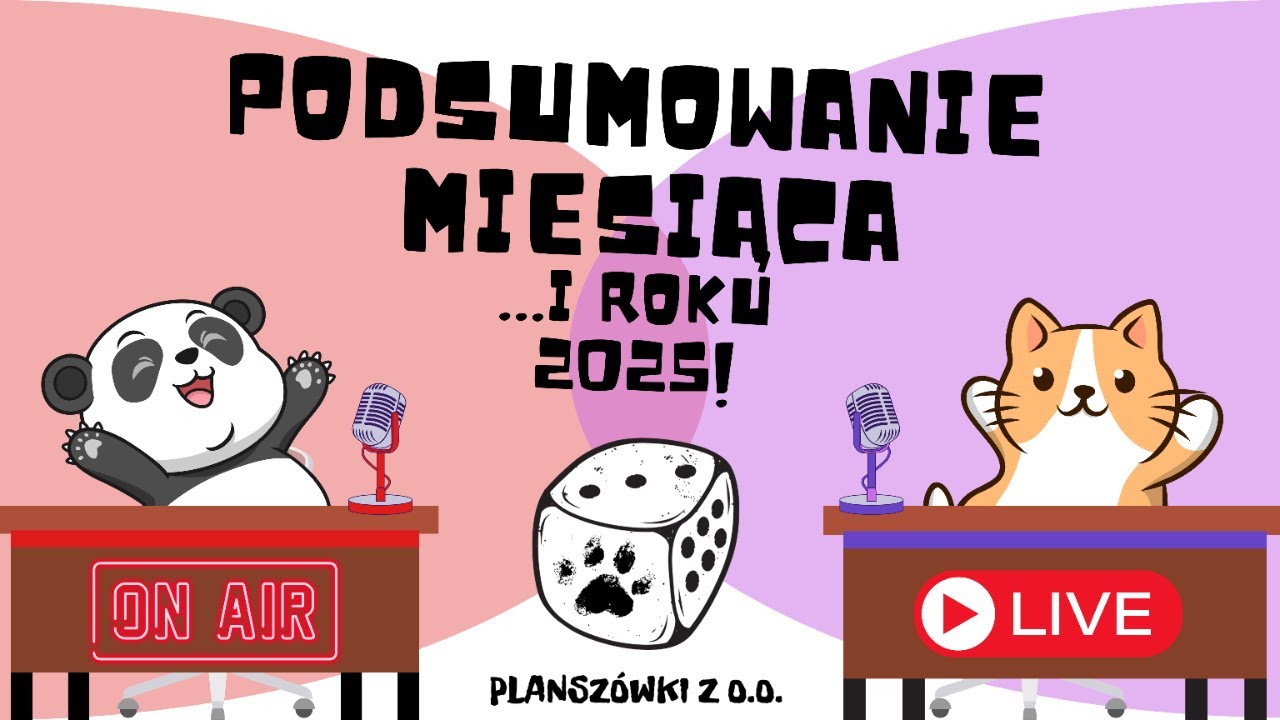 Planszowe podsumowanie miesiąca i roku - Grudzień 2025